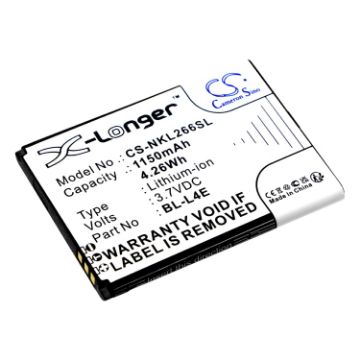 Nokia 2660 Flip 4G Battery BL-L4E Replacement - 1