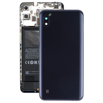 Galaxy A10 Battery Back Cover with Camera Lens & Side Keys - Black - 1