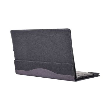 HP Spectre X360 15-EB Laptop Sleeve - PU Leather, Black - 1