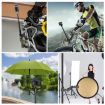 PULUZ Motorcycle Dualheads Crab Clamp Action Camera Handlebar Fixed Mount - 7
