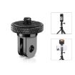 PULUZ 1/4 inch Screw Metal Tripod Mount Adapter - Black - 1