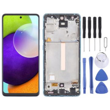 Samsung Galaxy A52 4G SM-A525 6.43" OLED LCD Screen Digitizer with Frame - 1