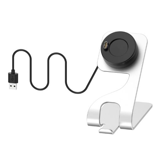 Garmin Forerunner 55 Magnetic Charging Base - Silver - 1
