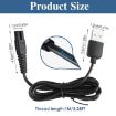Xiaomi Mijia Electric Shaver USB Charging Cable - 2pcs Cable+CN Plug - 4