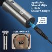 Xiaomi Mijia Electric Shaver USB Charging Cable - 2pcs Cable+CN Plug - 7