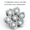 Shaver Replacement Double Ring Knife Mesh Floating Head 6 Knife Net - 6