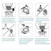 Replacement Heads for Philips Shavers SP9860 9863 9880 9862 9861 - 6