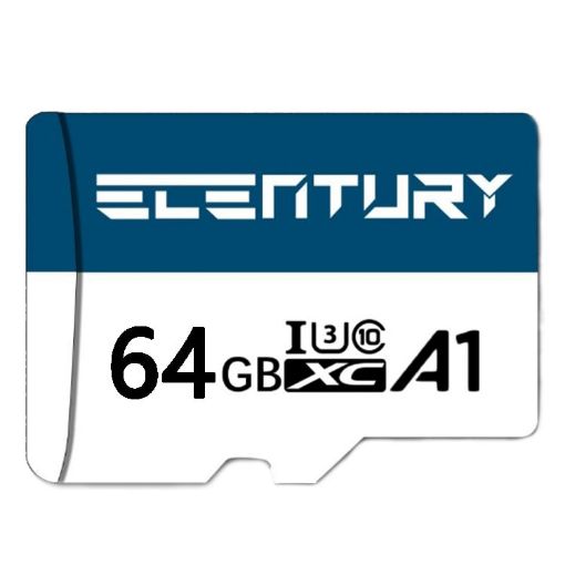 Ecentury 64GB Driving Recorder Memory Card - High Speed Security Monitoring TF Card - 1