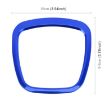 Blue Audi Car Steering Wheel Decorative Ring Cover Trim Sticker - 2