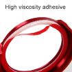 BMW Car Engine Start Key Push Button Ring Trim Aluminum Alloy Sticker (Red) - 4