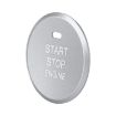 Silver Car Engine Start Key Push Button Trim for Mazda Axela CX-30 2020 - 2