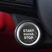 Carbon Fiber Engine Start Button Trim for Alfa Romeo Giulia - Black - 5