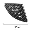Carbon Fiber Engine Start Button Trim for Cadillac ATS/ATS-L - Black - 4