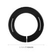 Infiniti Car Engine Start Key Push Button Ring Trim Sticker - Black - 3
