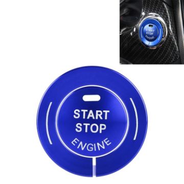 Blue Car Engine Start Key Push Button Trim Sticker for Infiniti - 1