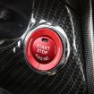 Red Car Engine Start Key Push Button Trim Sticker for Infiniti - 4