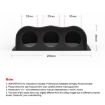 Car 52mm 3 Holes Dash Gauge Meter Pod Mount Holder, Black - 5