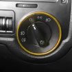Volkswagen Golf Car Headlight Switch Decorative Ring - Gold - 1