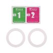 Silver Car Engine Start Key Push Button Cover - 7