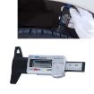 Electronic Digital Vernier Caliper Measuring Tools 0-25mm Depth Gauge Silver - 1