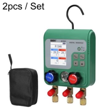 DUOYI DY523 Automotive Vacuum Pressure Gauge Set - 2pcs - Refrigerant Meter - 1