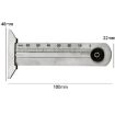 Stainless Steel Tire Tread Vernier Depth Gauge - 0-60mm - 3