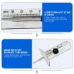 Stainless Steel Tire Tread Vernier Depth Gauge - 0-60mm - 5