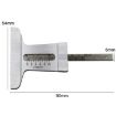 Stainless Steel Tire Tread Vernier Depth Gauge - 0-50mm - 3
