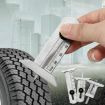 Stainless Steel Tire Tread Vernier Depth Gauge - 0-30mm - 7