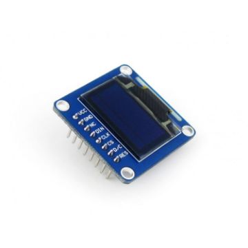 Waveshare 0.96" OLED 128x64 SPI/I2C Vertical Pinheader - 1