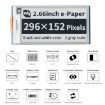 Waveshare 2.66" E-Paper Display for Raspberry Pi Pico - 4