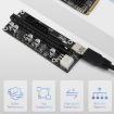 Waveshare PCIe X1 to X16 Expander - M.2 to PCIe 4-Ch - 24003 - 8