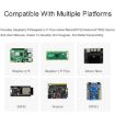 Waveshare 23991 LCD1602 I2C Module, White/Blue, 16x2 Characters - 5