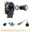Waveshare WS0202505 Raspberry Pi M12 Camera Lens 5MP 25mm Focal Length - 5