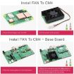Waveshare Cooling Fan for Raspberry Pi CM4 - Speed Adjustable - 7
