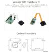 Waveshare IMX378-190 Fisheye Lens Camera for Raspberry Pi - 7
