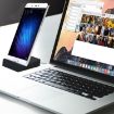 USB-C/Type-C Holder/Charging Dock Charger - Black - 7