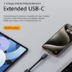 140W Computer Charging Adapter Yellow Square Port to USB-C - 4