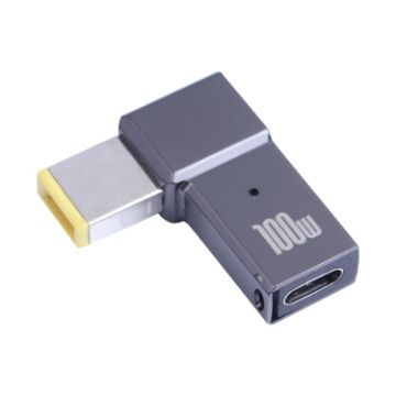 100W USB-C Female to Big Square Computer Adapter for Lenovo - 1