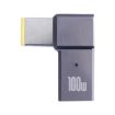 100W USB-C Female to Big Square Computer Adapter for Lenovo - 2