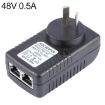 48V 0.5A Router AP Wireless POE/LAD Power Adapter (AU Plug) - 1