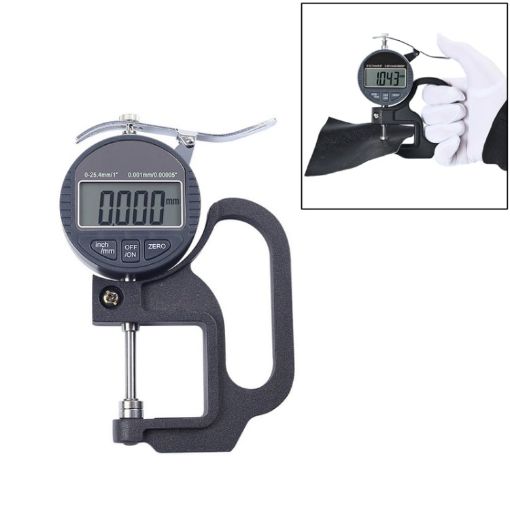 Digital Display Micrometer Thickness Gauge 0-25mm Range - 1