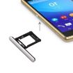 Sony Xperia XZ Premium Dual SIM Silver Micro SD/SIM Card Tray + Dust Plug - 1
