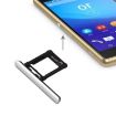 Sony Xperia XZ Premium Micro SD Card Tray + Dust Plug (Silver) - 1