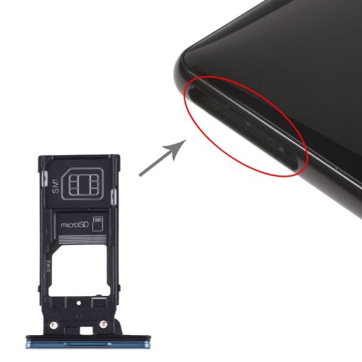 Sony Xperia XZ2 SIM Card Tray + Micro SD Card Tray - Green - 1