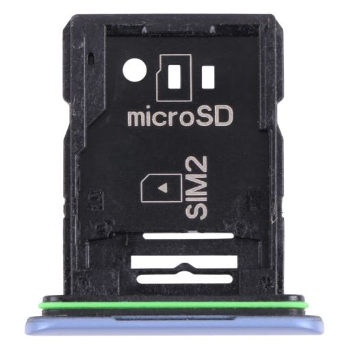 Sony Xperia 10 III SIM Card Tray + Micro SD Tray (Blue) - 1
