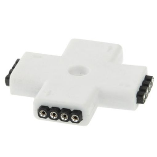 4 Pin 4 Way Female Connector for RGB LED Strip - 1