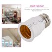 E12 to E14 Light Lamp Bulbs Adapter Converter - Black - 4