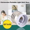 E27 to E12 Light Lamp Bulbs Adapter - Converter Adapter - 4