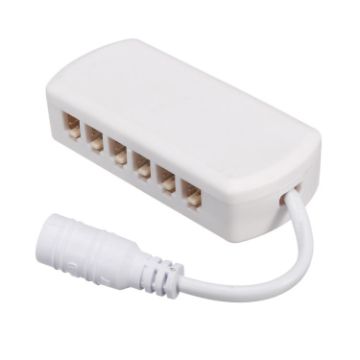 6 Ports 2510 Hub Splitter Junction Box Distributer Cabinet Light Adapter - 1